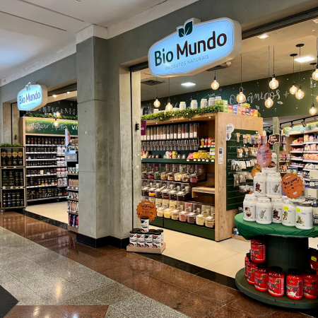 Logo da loja bio mundo